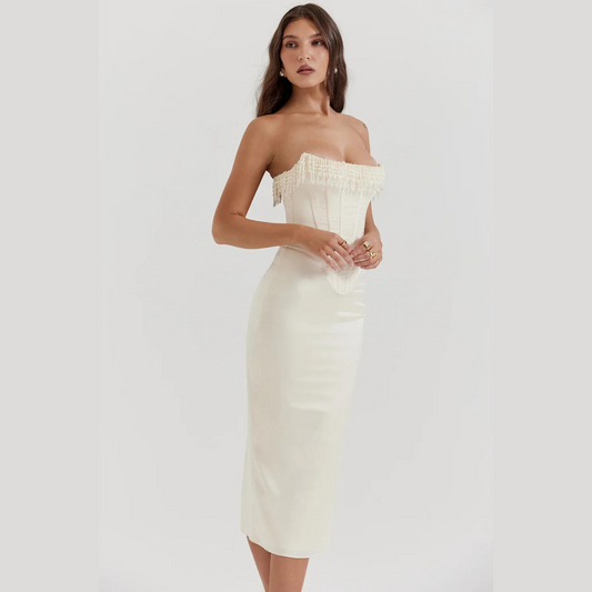 Pearl Luxe™ Maxi Jurk