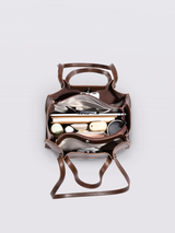 Luneya Leather Handbag | Luxury Women's Bag Made of Genuine Leather – Fits a 13-Inch Laptop
