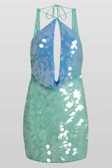 mermaid stijl jurk met diepe uitsnede voor dames damesjurk 