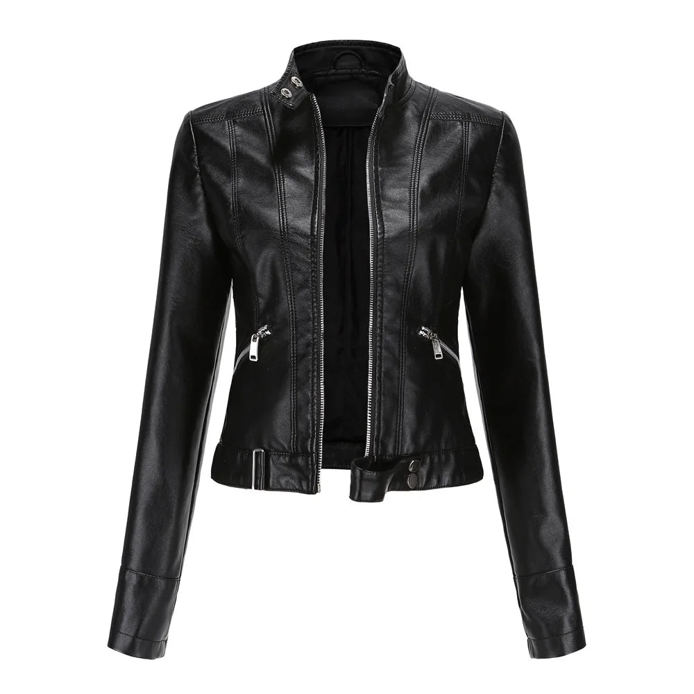 
Veloura Biker Jacket stoer gecombineerd met jeans