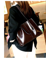 Luneya Leather Handbag | Luxury Women's Bag Made of Genuine Leather – Fits a 13-Inch Laptop