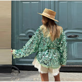Noreva | Pailletten Kimono voor Zomer & Herfst Styling