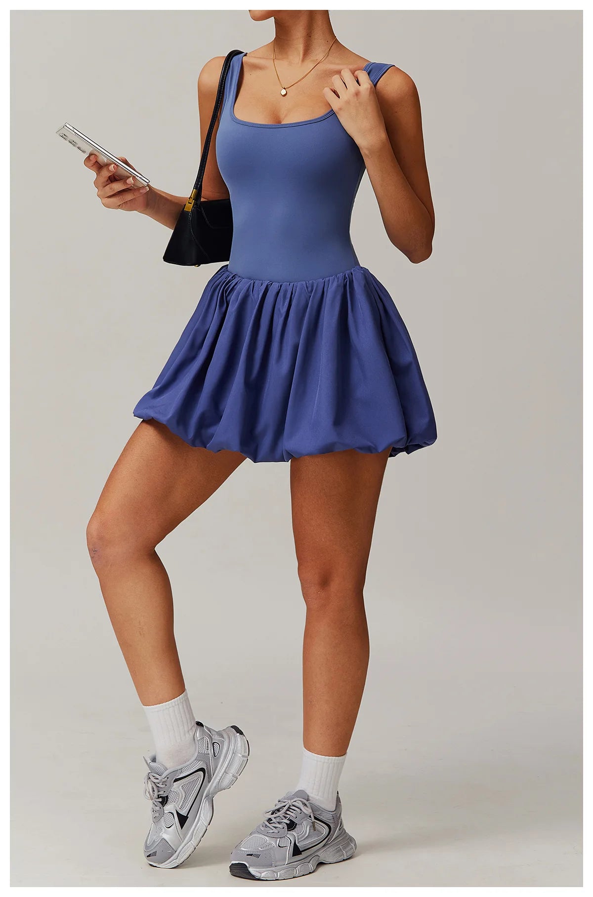 Arielle | Sportieve Playsuit met Rok-Effect & Ingebouwde Shorts