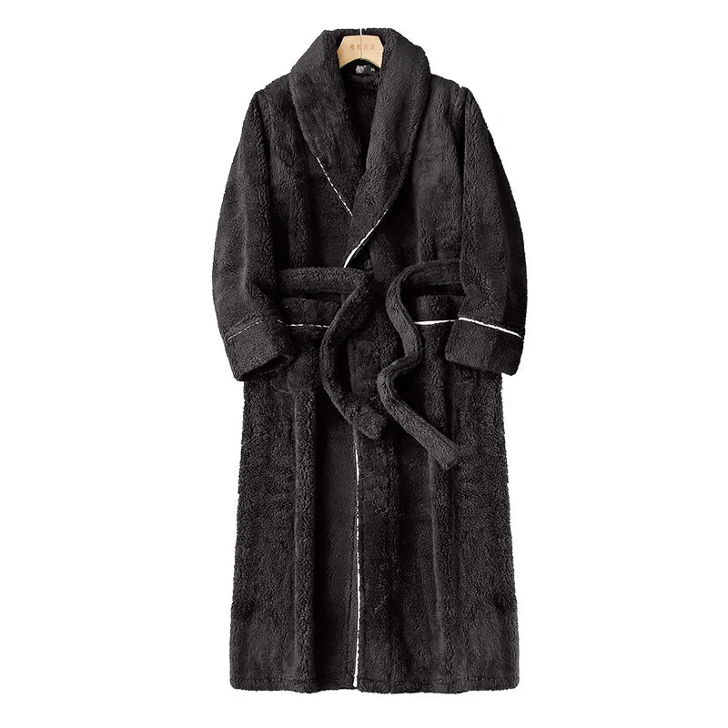 Veloura luxe badjas zwart – extra zachte plush badjas voor dames