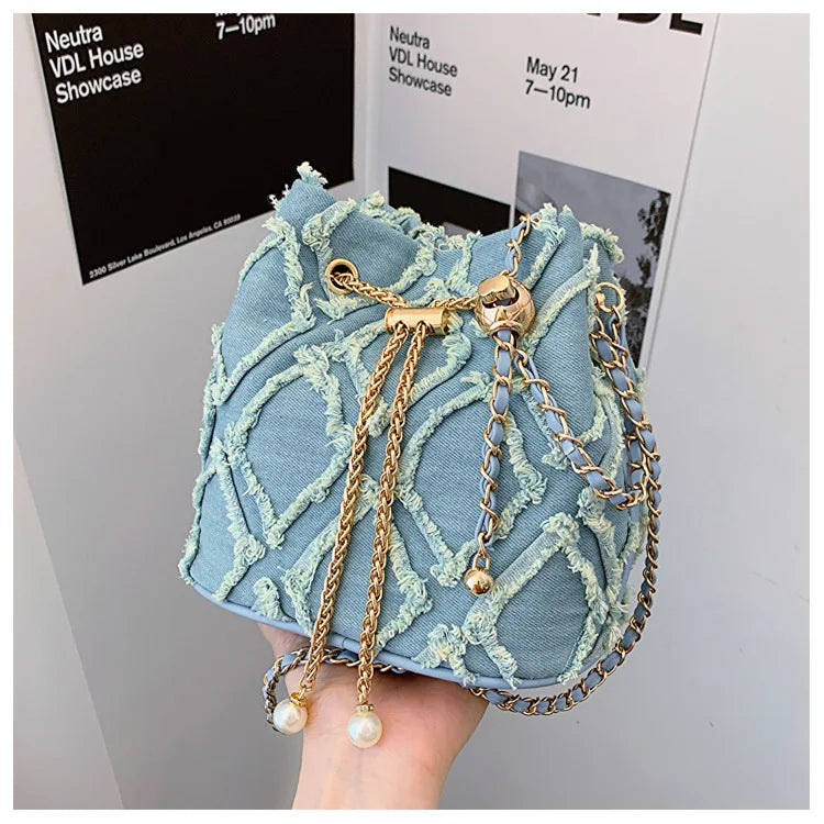 Pearline | Fray Bucket Bag