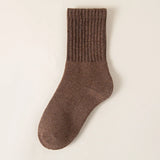 Veluna | 5er-Pack kuschelige gefütterte Wintersocken mit Plüschfutter