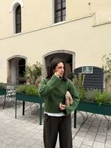 Nivelle | Gebreide Coltrui met Wijde Mouwen & Cropped Fit