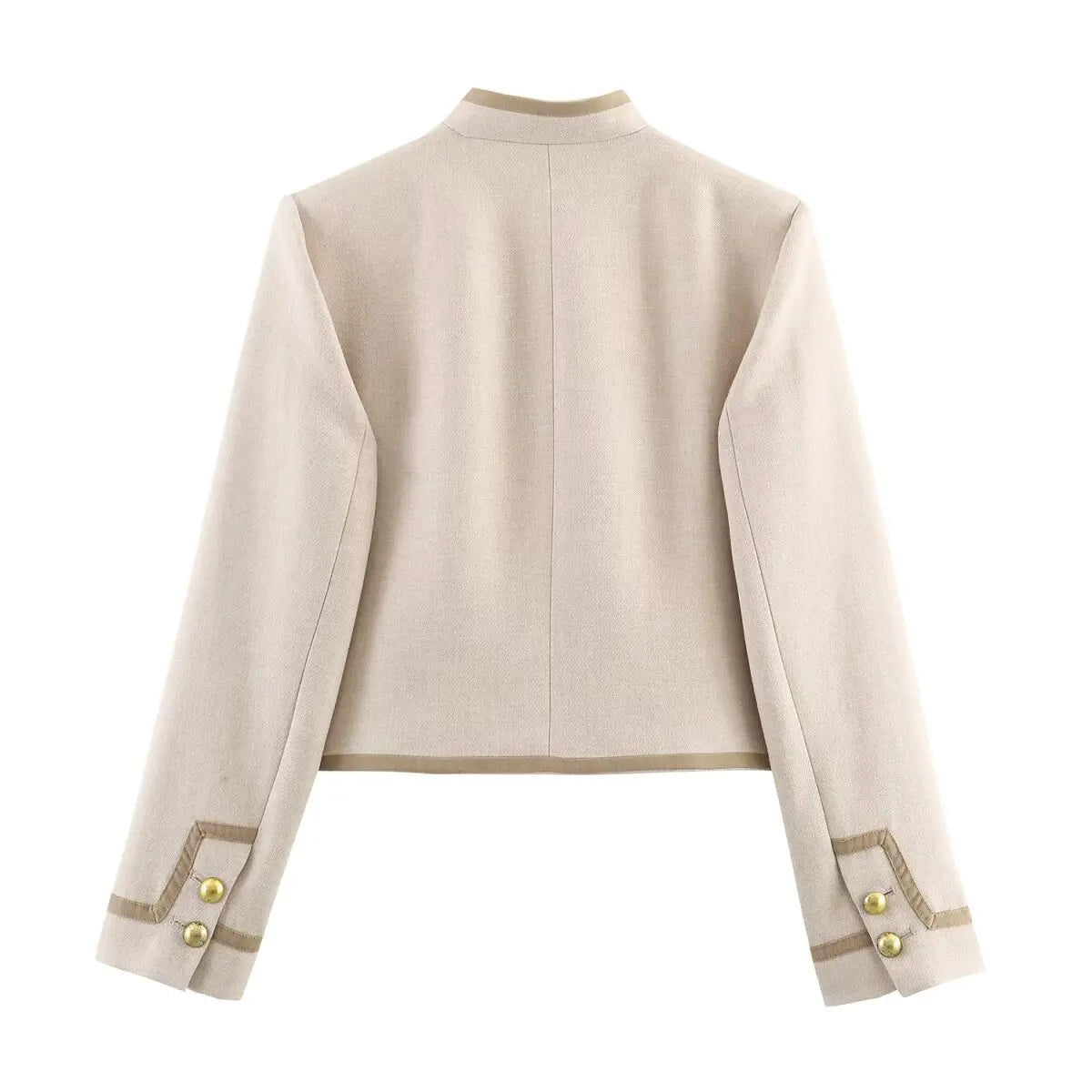 beige jacket dames moderne stijlvolle look