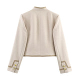 beige jacket dames moderne stijlvolle look