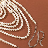 Pearlisse | Statement Perlen-Body-Chain für Festival-Looks