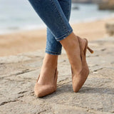 Velmira | Escarpins slingback à bout pointu et talon élégant