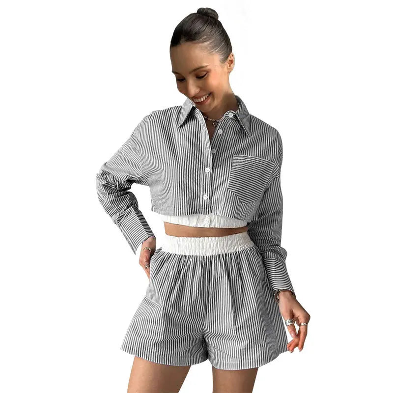 Louelle | Gestreepte Lounge Set