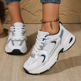 Venyra Chunky Sneakers blauw detail close-up