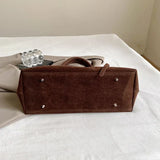Belviora | Luxe Handtas met Suède Look & Buckledetail