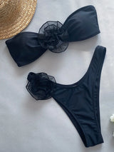 Rosalie | Flower Bandeau Bikini