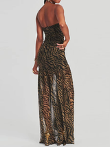 Zamira | Sheer Split Maxi Dress