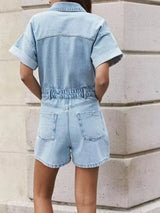 Reyla | Denim Utility Playsuit