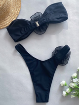 Rosalie | Flower Bandeau Bikini