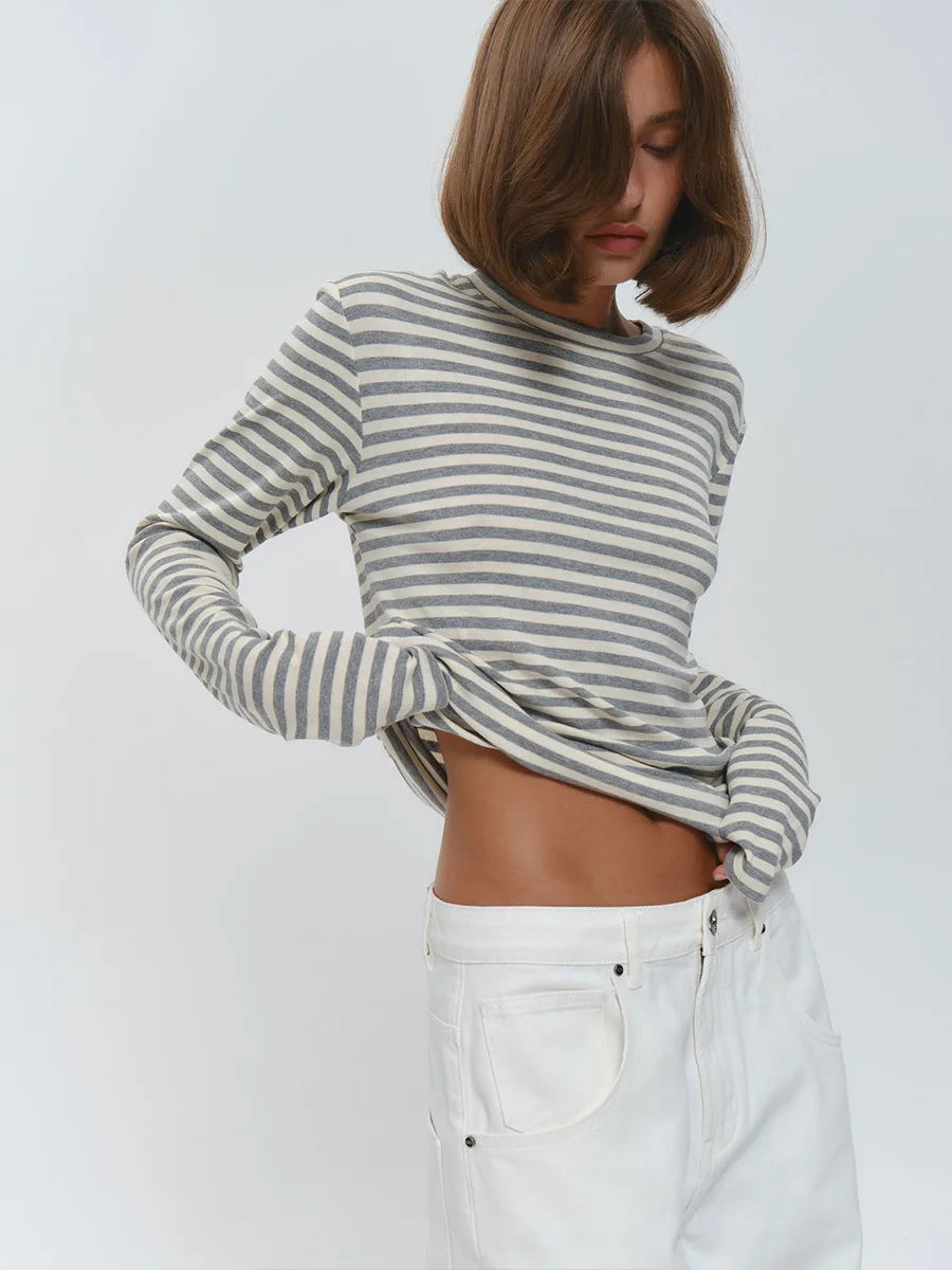 Linéa Marinière | Striped long-sleeved top for women – timeless &amp; comfy
