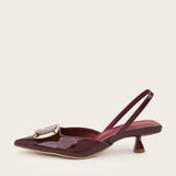 Aurélie | Slingback Patent Pumps