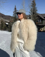 Averelle | Fluffy Imitatiebontjas met Volume & Boho-Chique Look