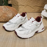 Venyra Chunky Sneakers rood detail 