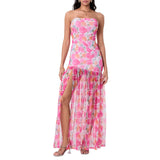 Zamira | Sheer Split Maxi Dress