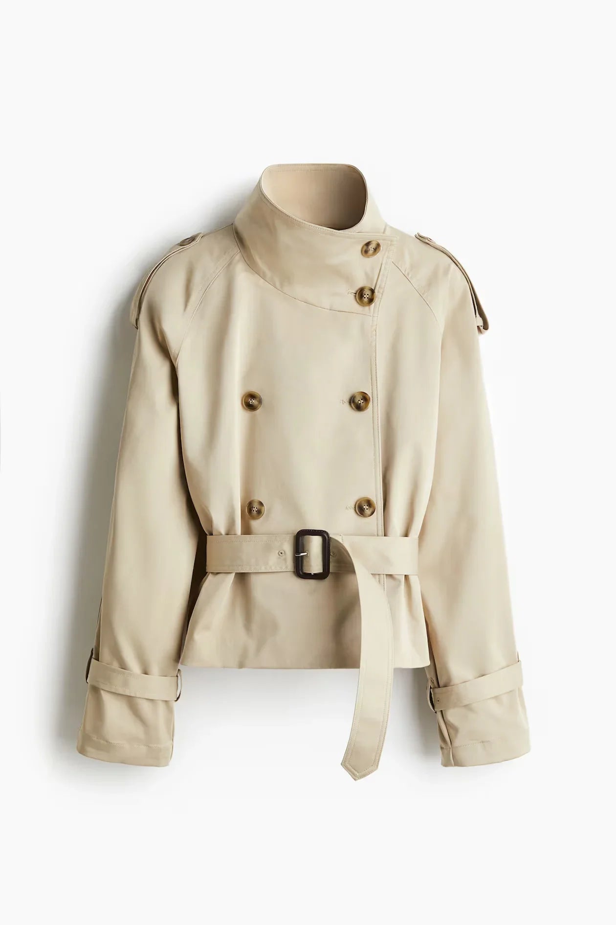 Maravine Cropped Trenchcoat | Chic Korte Jas voor Herfst