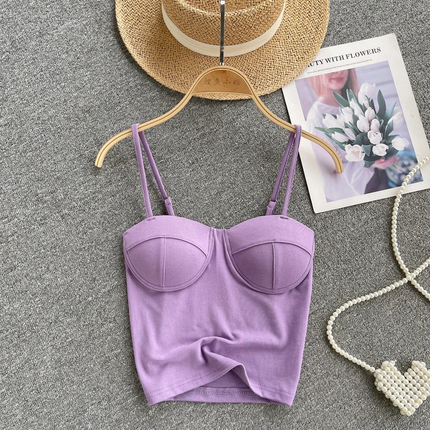 Elvaya | Top met Cups & Verstelbare Bandjes – 1+1 Gratis Deal