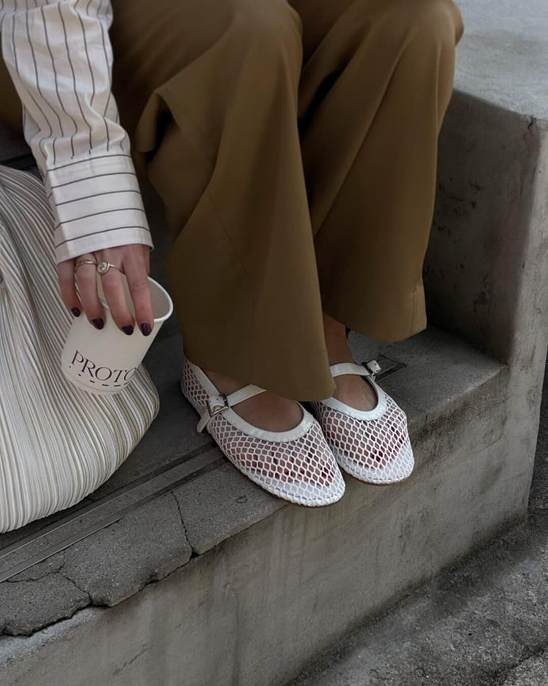 Nerella Mesh Mary-Janes | Trendy mesh ballerina’s met bandje & luchtige fit