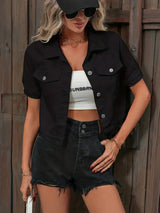  Sabrine zwart denim jack 