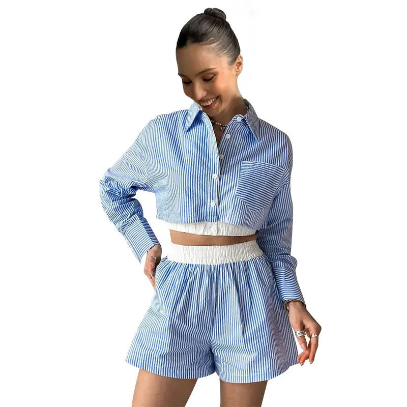 Louelle | Gestreepte Lounge Set
