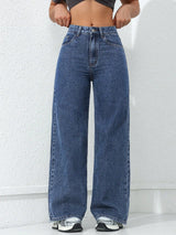 Lunira | Jeans mit weitem Bein und hoher Taille