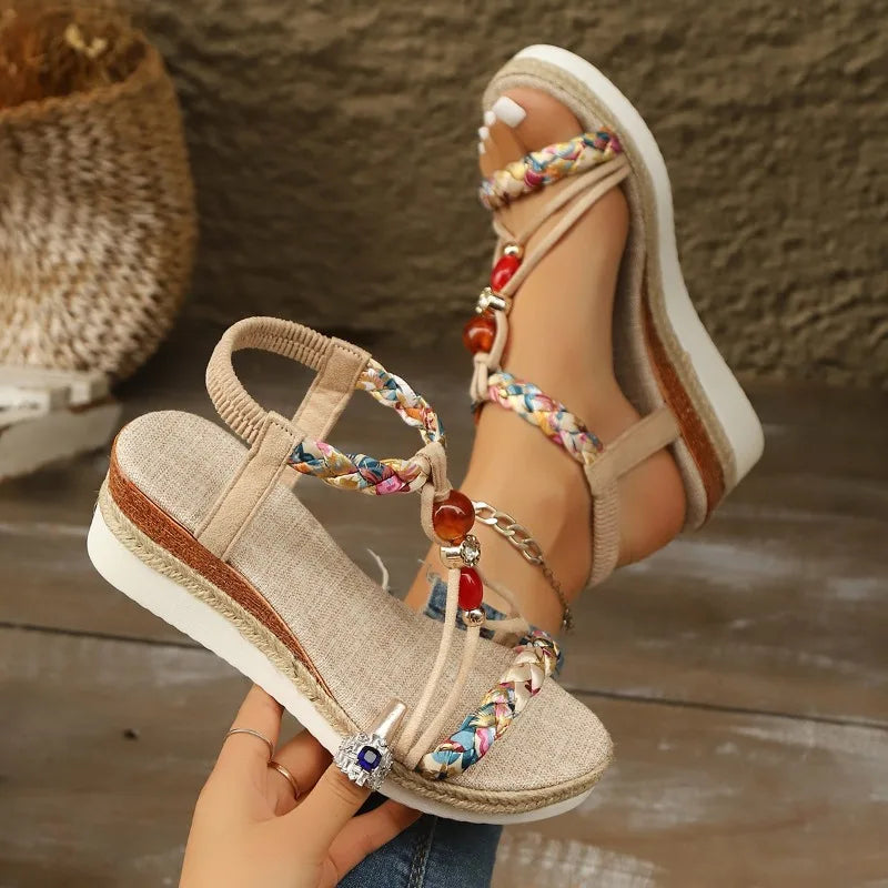 Salejano sandalen met zomerse details