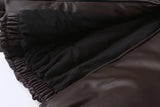 Celmara Bomberjack | Oversized vegan leren jas dames streetstyle