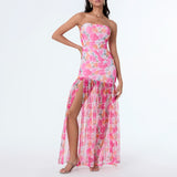 Zamira | Sheer Split Maxi Dress