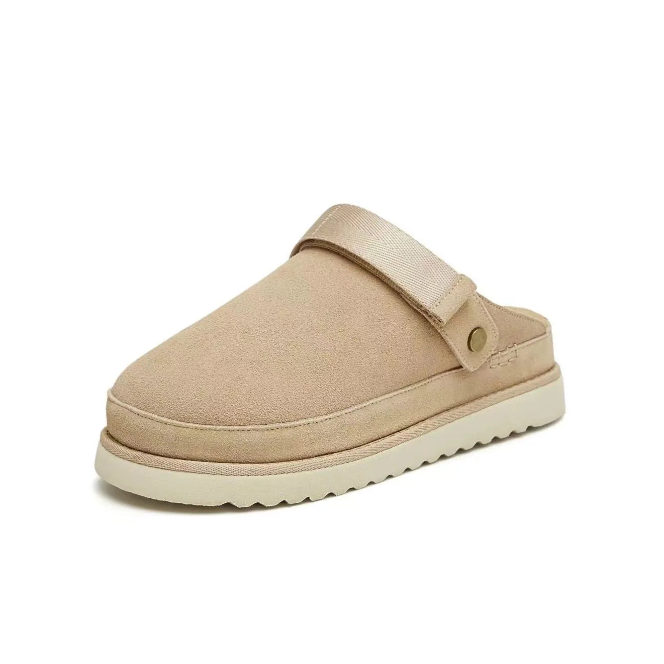 Naloa Clogs | Casual Suède Clogs met Bandje