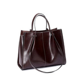 Luneya Leather Handbag | Luxury Women's Bag Made of Genuine Leather – Fits a 13-Inch Laptop