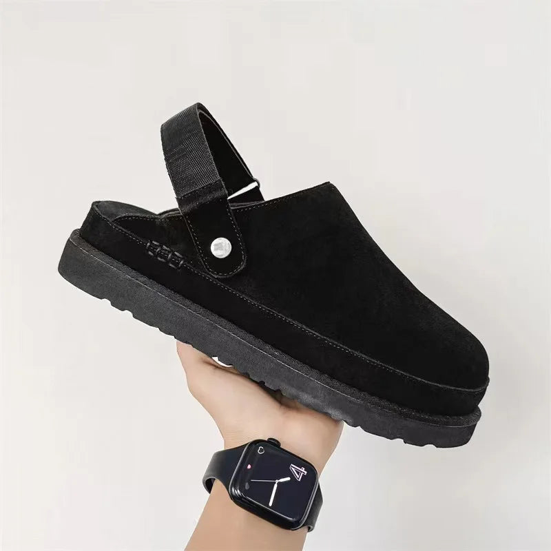 Naloa Clogs | Casual Suède Clogs met Bandje
