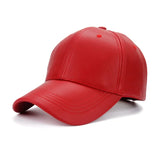 rode vegan leren baseball cap unisex