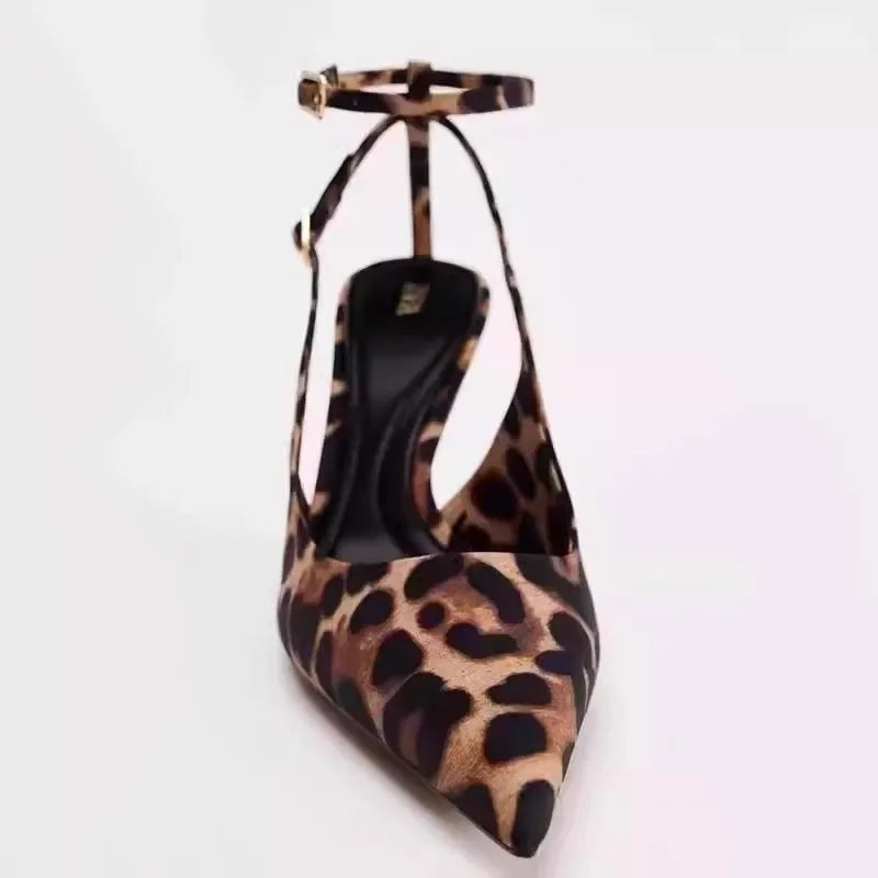 Savannah | Leopard Pointed Heels