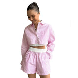Louelle | Gestreepte Lounge Set