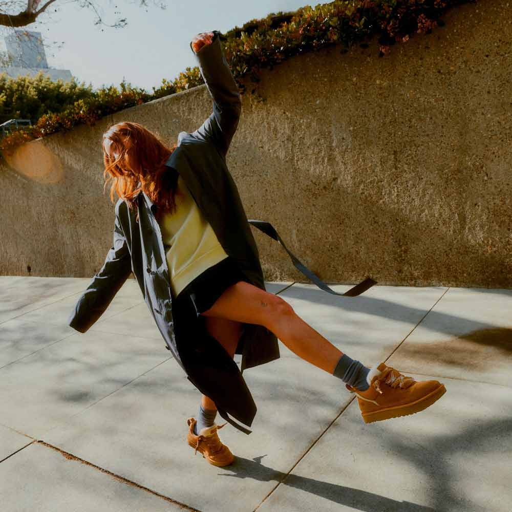Lowelle Sneakers | Suede Winter Sneakers met Warme Voering & Plateauzool