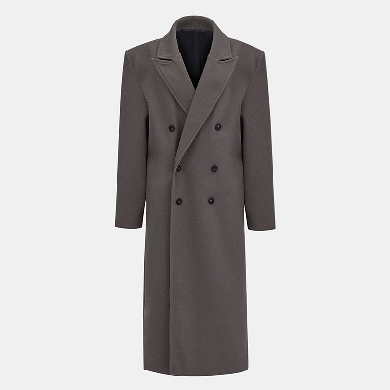 Stijlvolle Marais Coat in grijs, perfect voor een elegante winteroutfit.