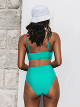 Kalaya | Bikini Set met Hoge Taille & Gekruiste Top – Flatterend & Comfortabel