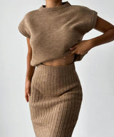 Ribbed Elegance | Two-Piece Set