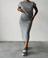 Ribbed Elegance | Two-Piece Set