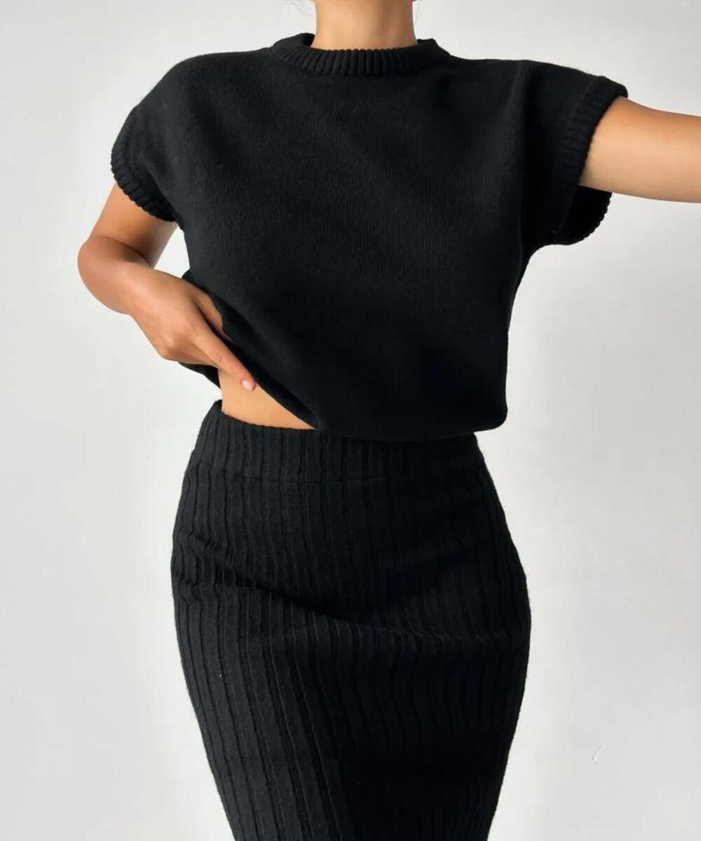 Ribbed Elegance | Two-Piece Set