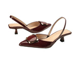 Aurelie | Slingback Patent Pumps 