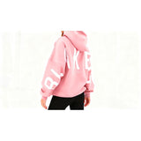 Blayen oversized sweatshirt dames roze met grote backprint – Salejano